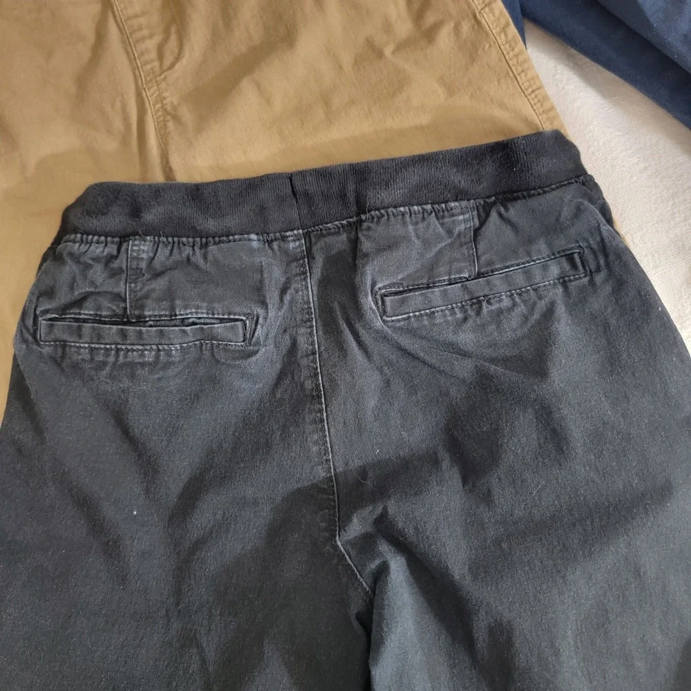 Lands End Lot of 5 Boys Stretch Soft Rib Waist Iron Knee Pull On Pants M 8H